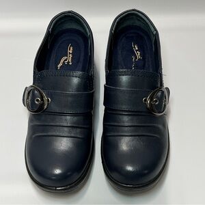 EASY STREET Comfort Wave Navy Blue Womens Size 7 1/2 Slip On